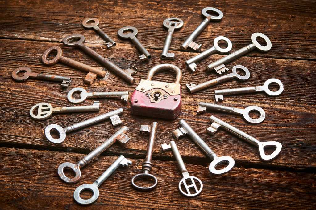 Multiple keys, one lock.