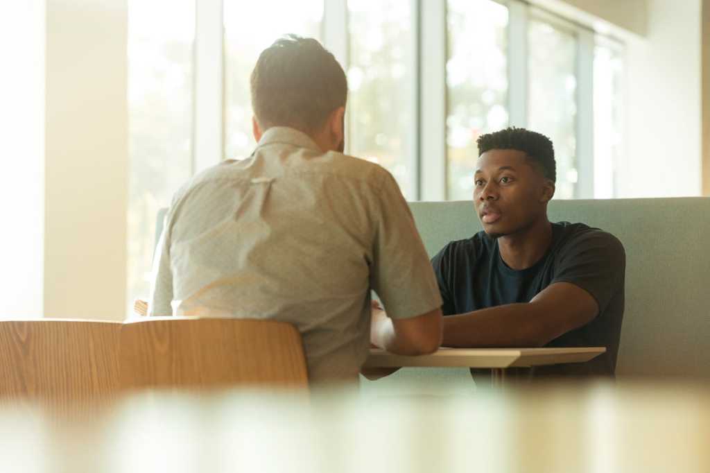 mentor teach learn collaborate interview partner business meeting by linked sales navigator via uns
