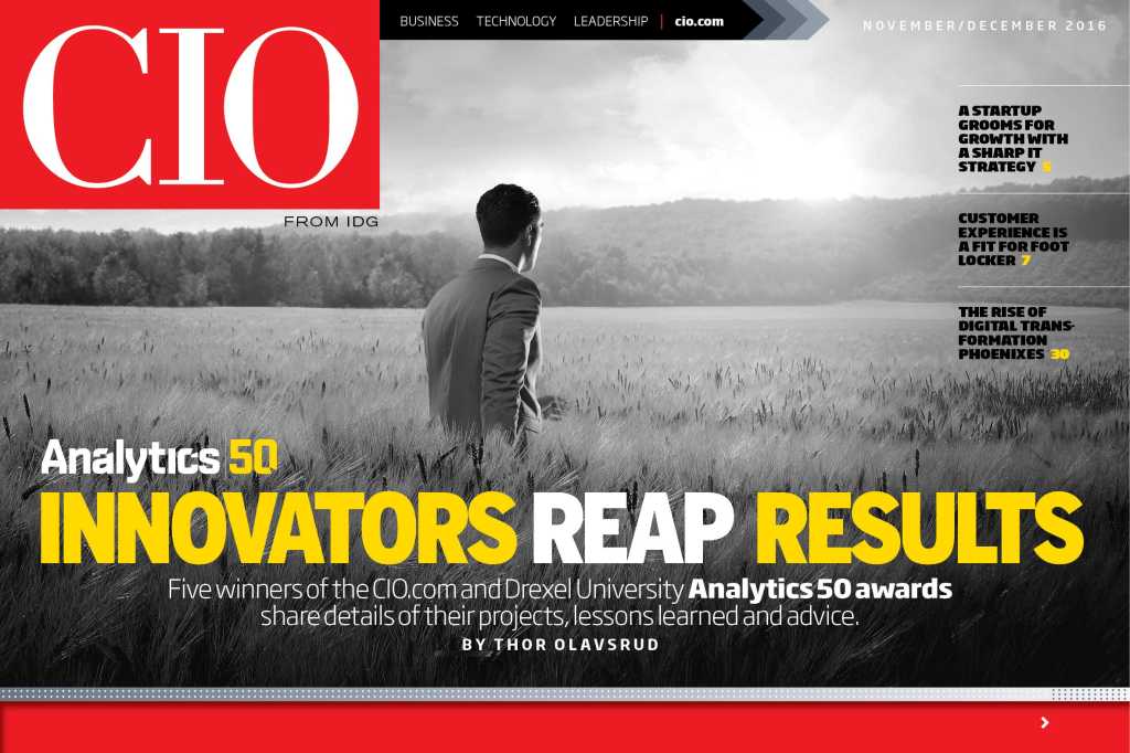CIO digital magazine November/December cover