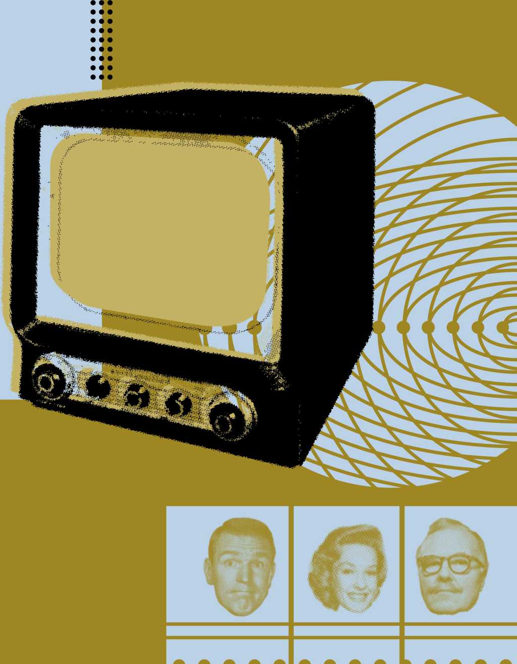 old fashioned television