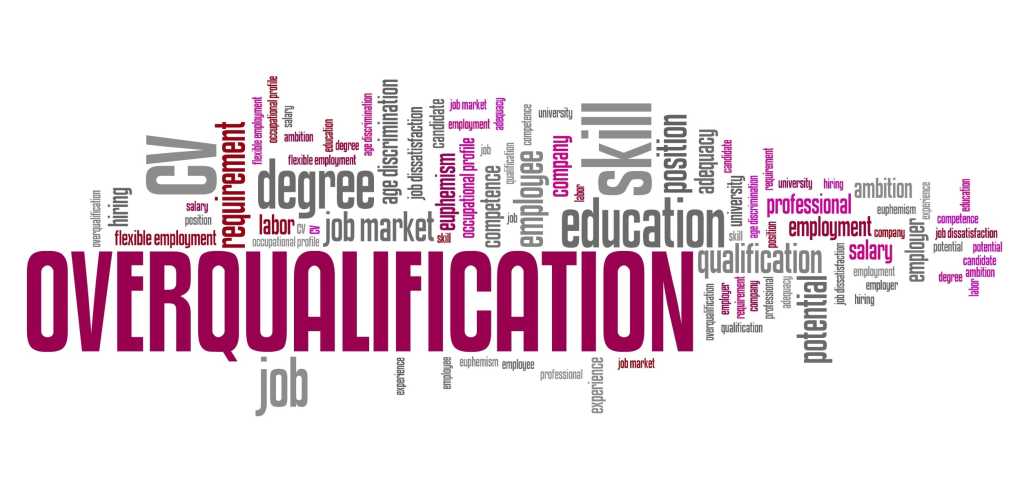 Getting the job when you're overqualified