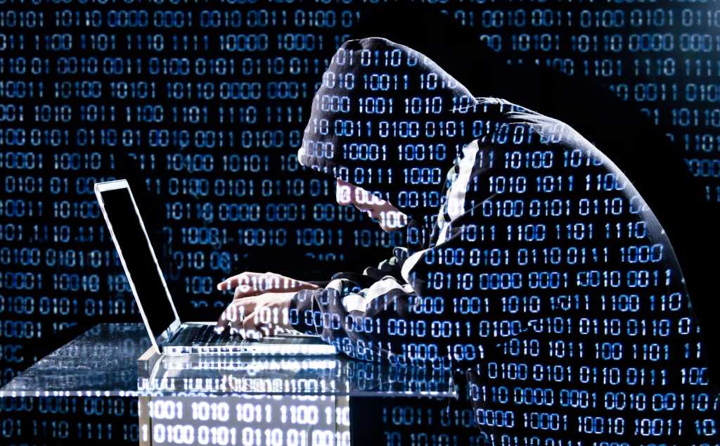 p4 hacker on laptop