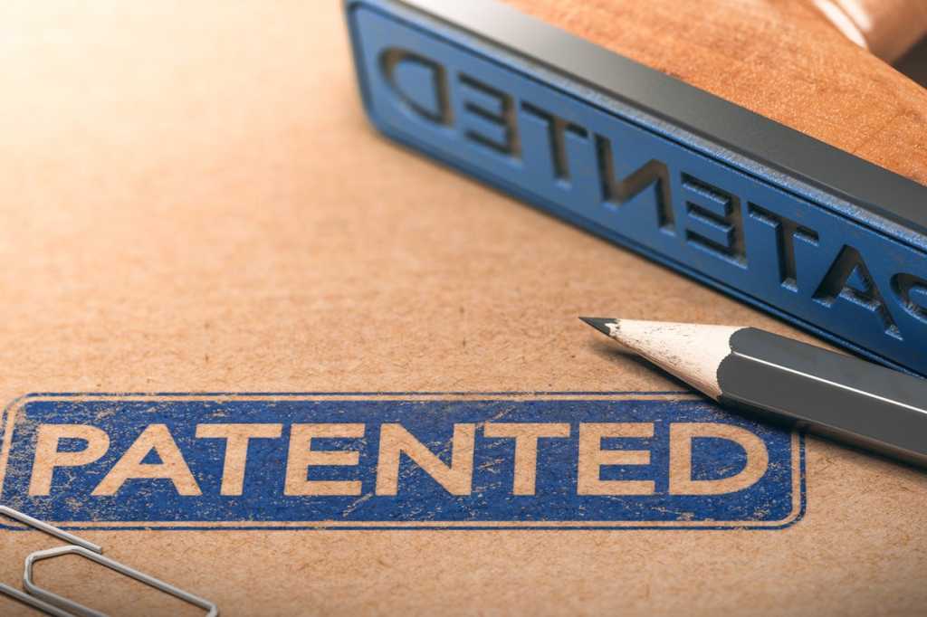 patent stamp rubber stamp patented idea pencil paper clip