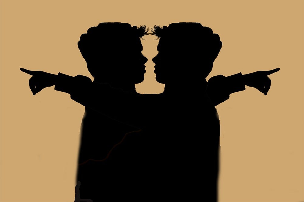 people pointing argument