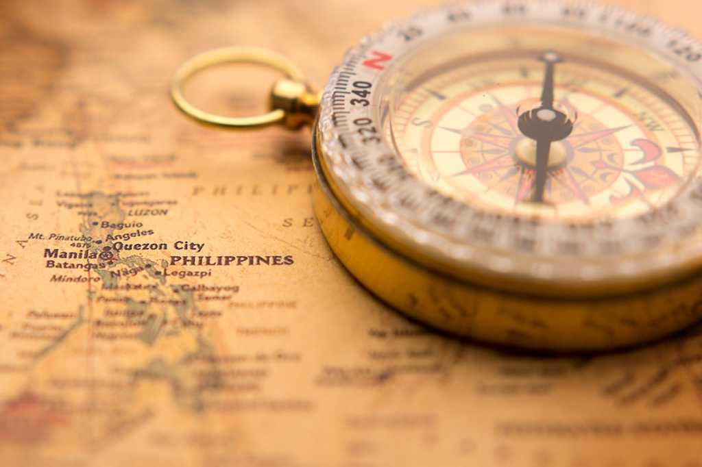 Map + compass  >  Philippines
