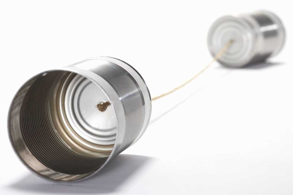 phone communication listen talk low tech