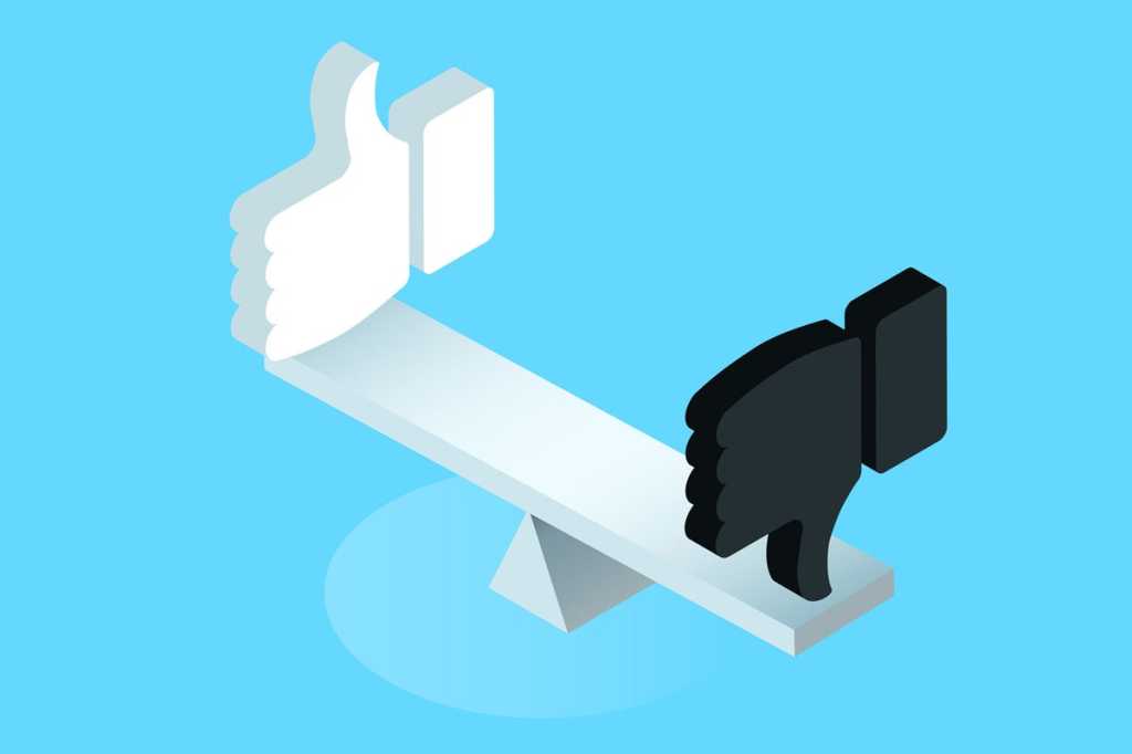 pros and cons compare thumbs up thumbs down evaluate balance