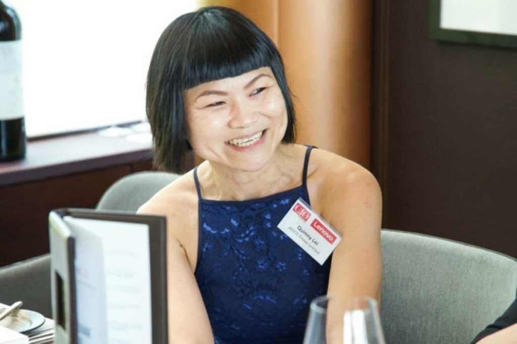 Quinny Lei, vice president of Group IT at Amos Group
