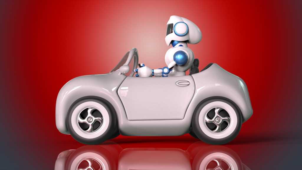 robot driving ts