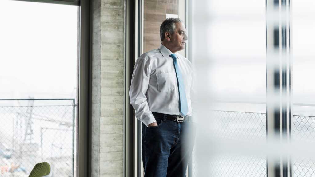 senior executive pondering his future