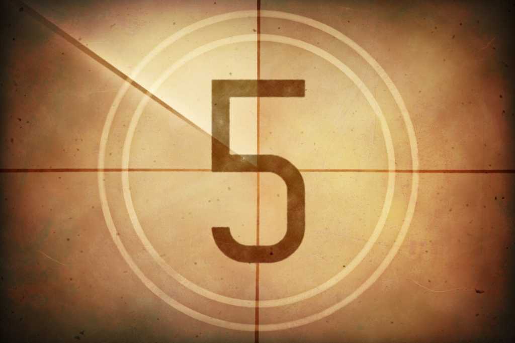sepia number 5 movie reel top five