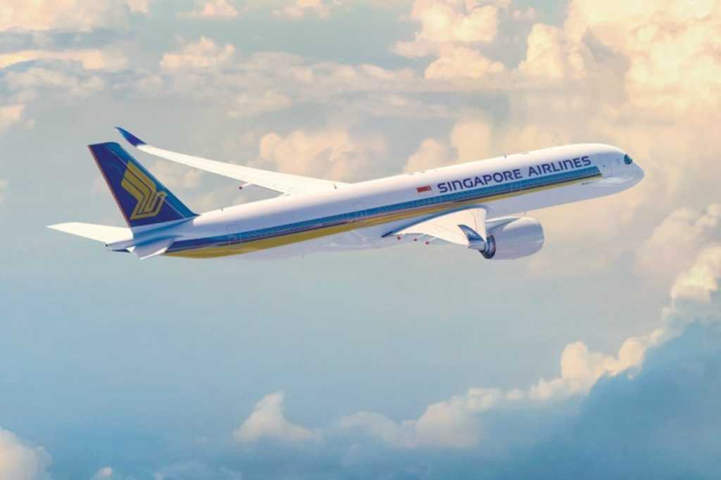 Airbus A350-900XWB in Singapore Airlines livery