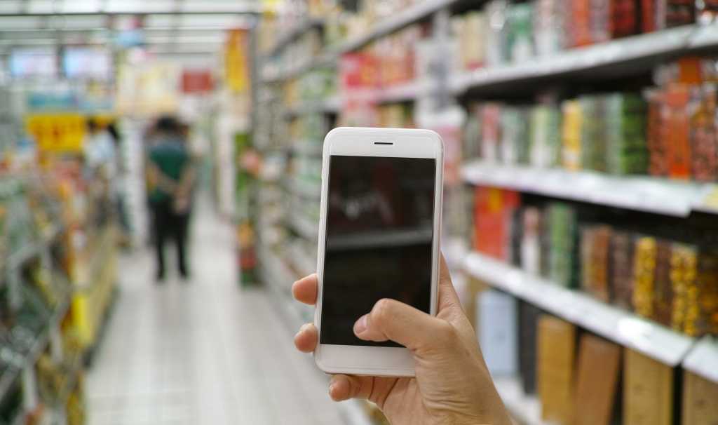 smartphone shopping mobile device