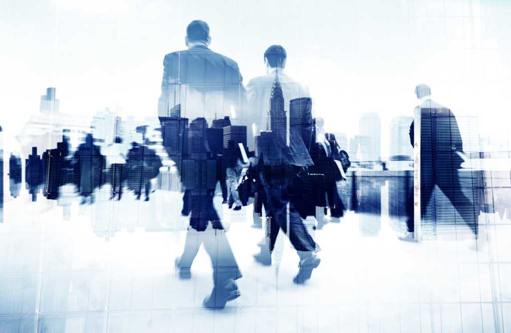 group of people walking in airport city convention