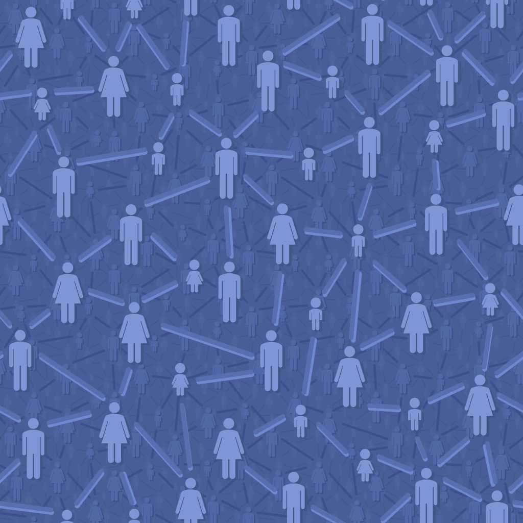 illustration of people networking all ages