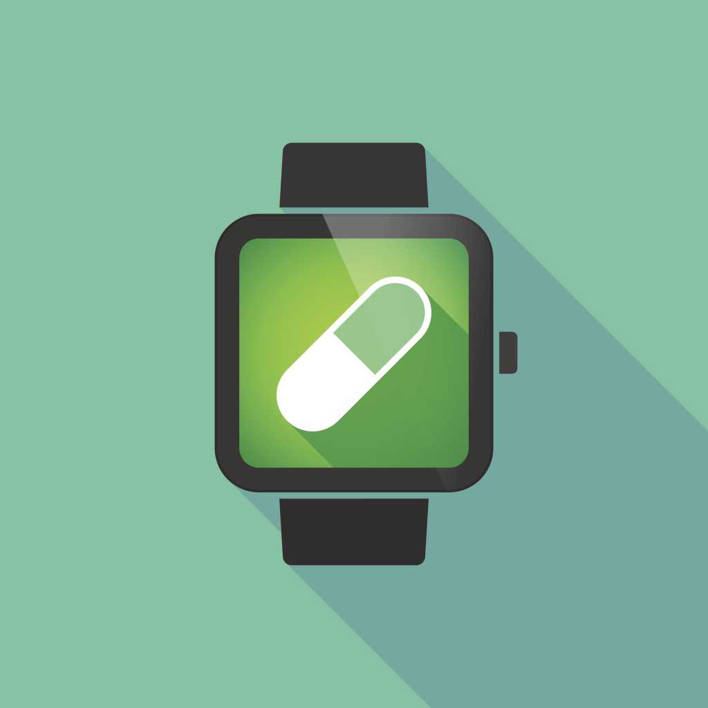 smart watch with medicine healthcare