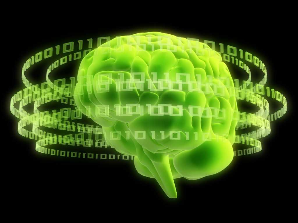 abstract artificial intelligence brain