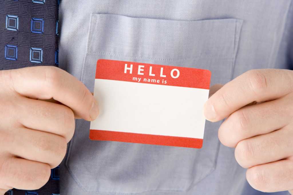 thinkstockphotos hello my name is