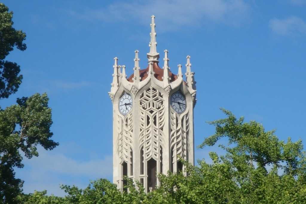 top of university of auckland clock tower