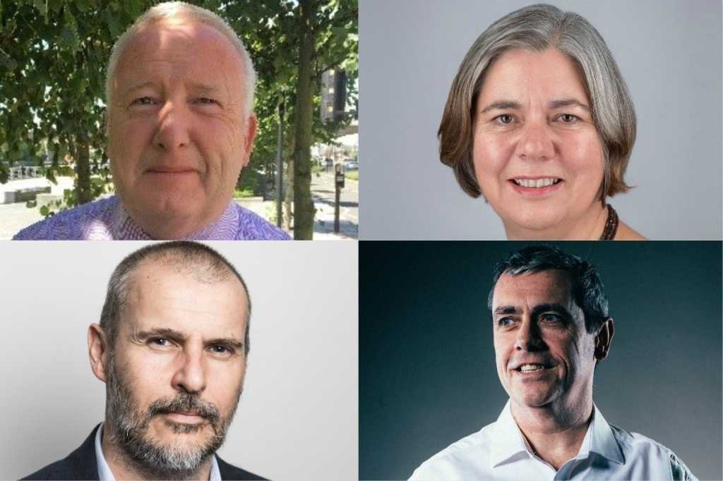 L-R clockwise: Andy McClintock (Scottish Government), Laura Dawson (LSE), Graeme Hackland (Williams