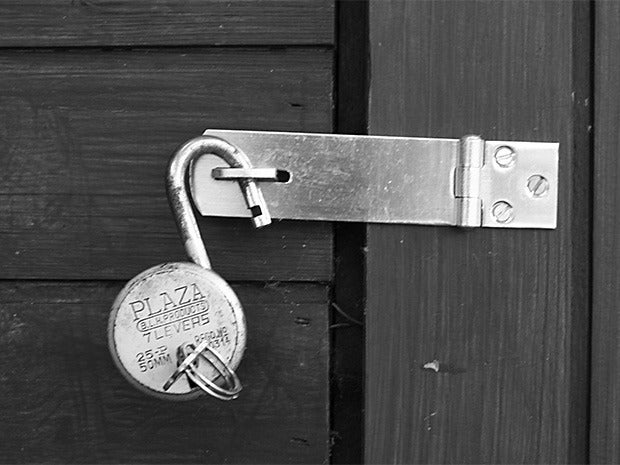 unlocked door