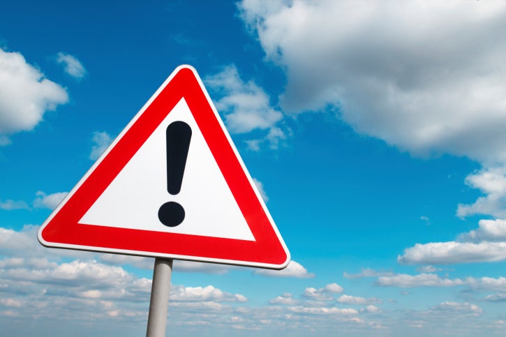 warning sign