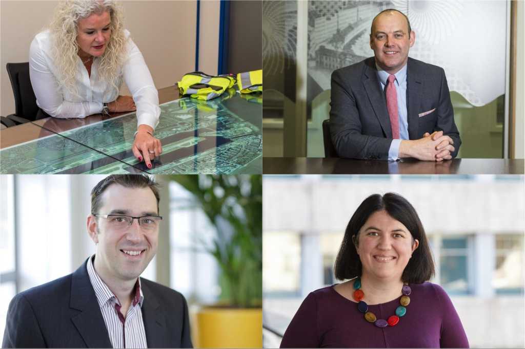 From top to bottom, clockwise: Alison FitzGerald - London City Airport COO; Fraser Ingram, group COO