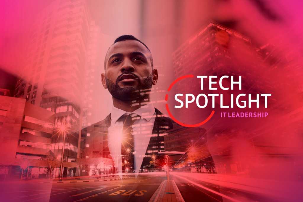 Tech Spotlight   >   IT Leadership [CIO]   >   Multiple-exposure shot of a businessman and cityscape