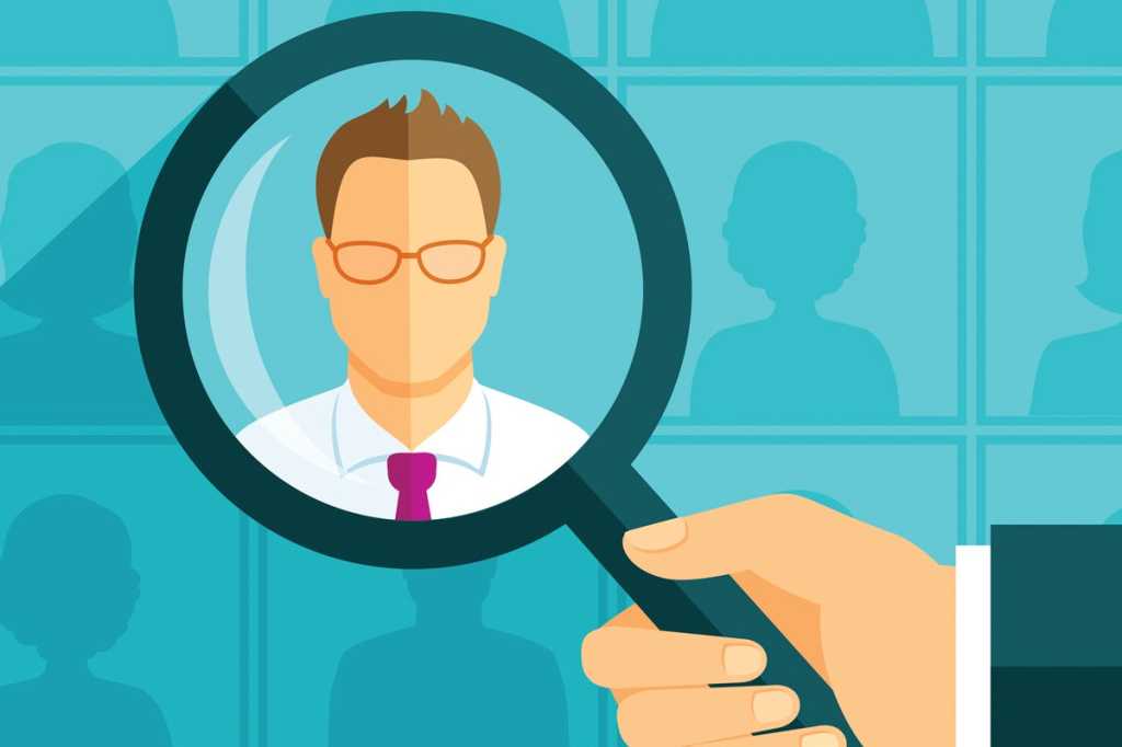 career job seeker recruiter job search magnifying glass