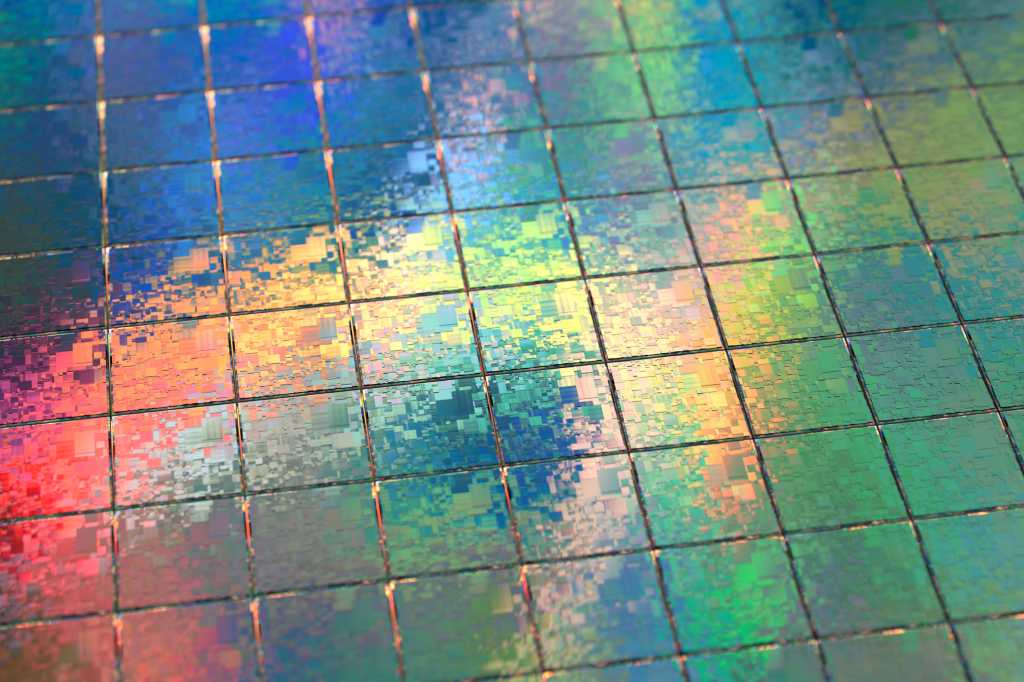 Semiconductor Wafer Colorful Surface