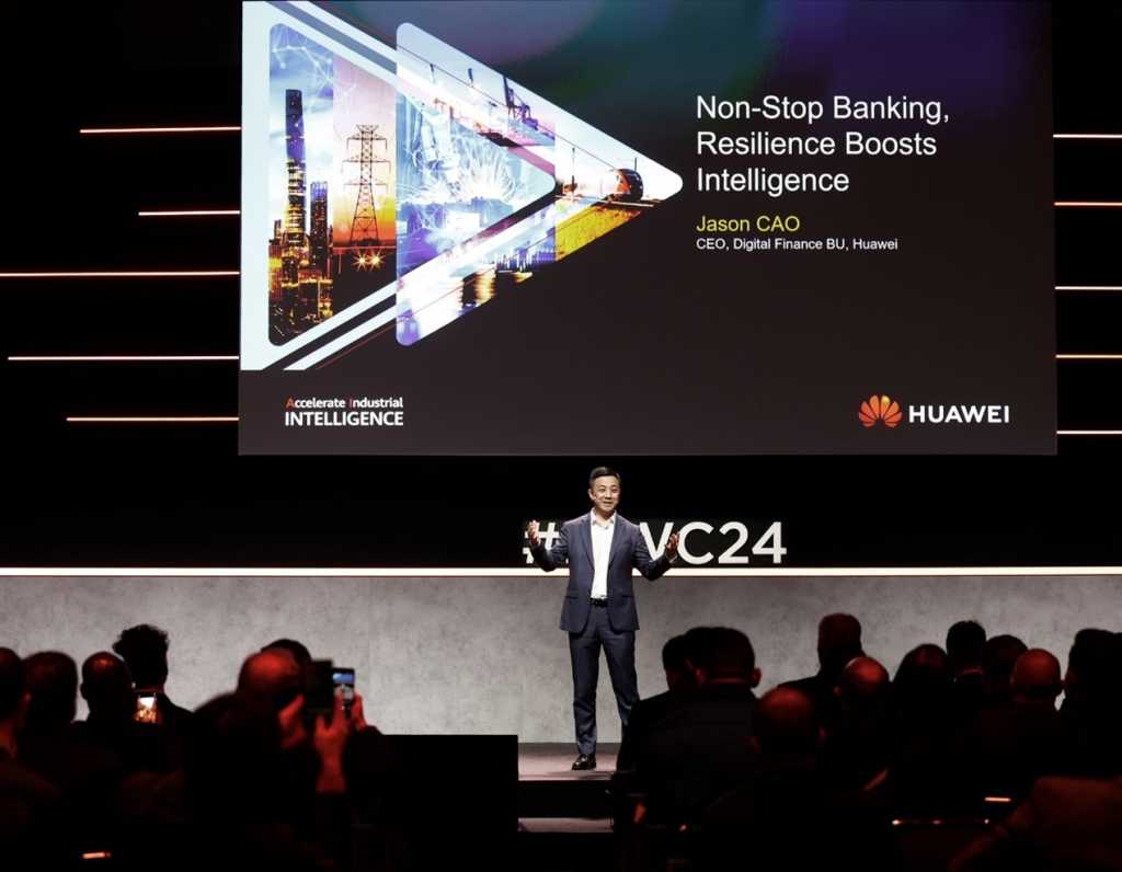 Man speaking in a conference