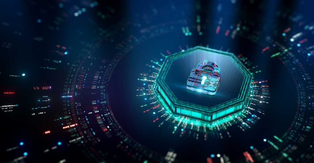 Data privacy and security background. Internet cyber security concept