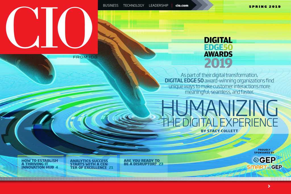 cio spring 2019 digital edge 50 by taylor callery