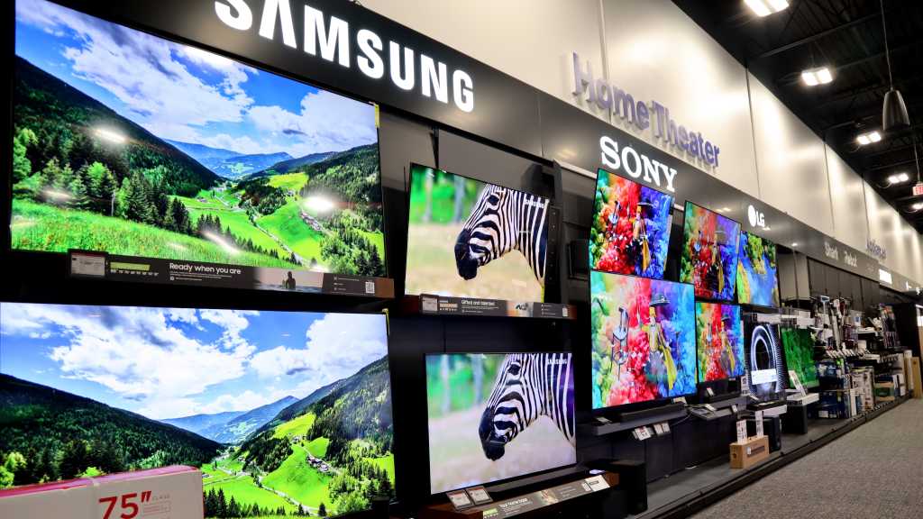 Samsung and Sony HDTVs 16x9