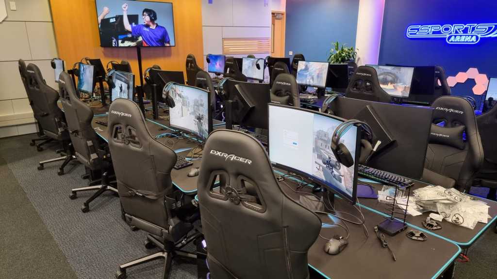 The Esports arena at the University of Auckland