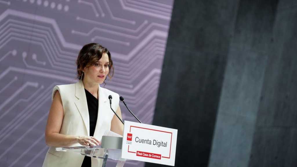 Isabel Díaz Ayuso, presidenta de la Comunidad de Madrid.