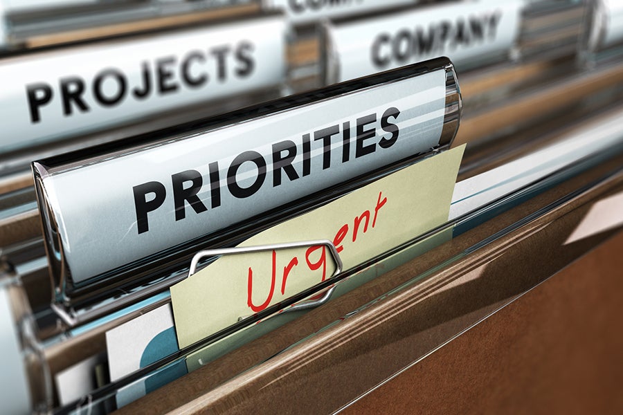 priorities folder urgent