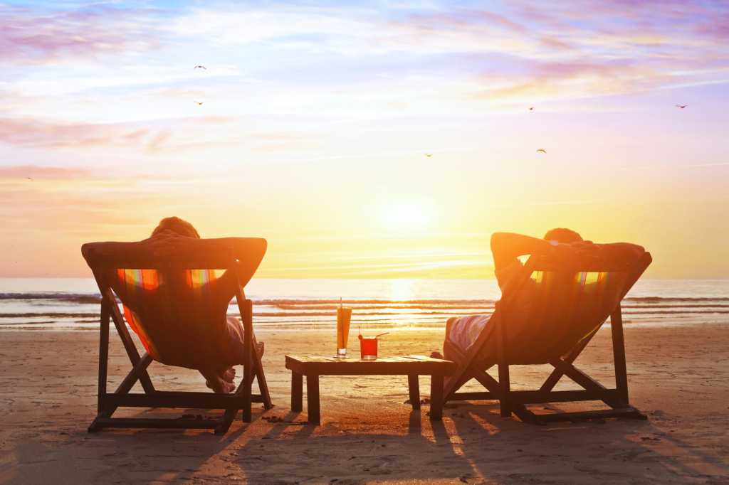 beach relaxed vacation