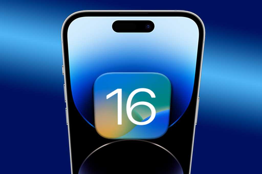 iOS 16 on an iPhone 14 Pro