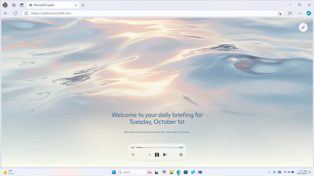 Microsoft Copilot Daily Briefing
