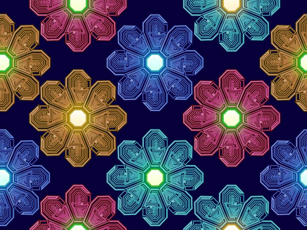 digital flower image