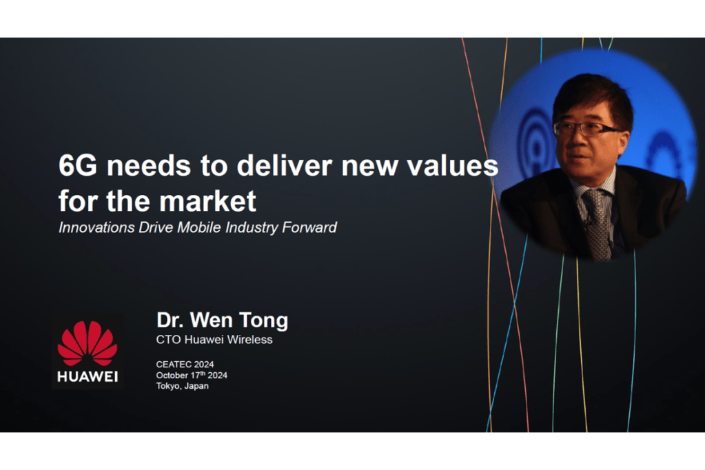 Huawei Dr Wen Tong Do 6G right rather than haste