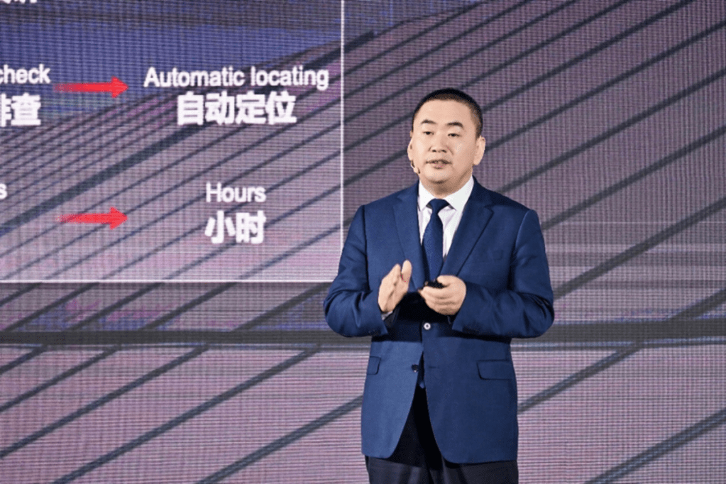 David Sun, Vice President of Huawei and CEO of the Electric Power Digitalization BU at Huawei delivered a keynote speech
