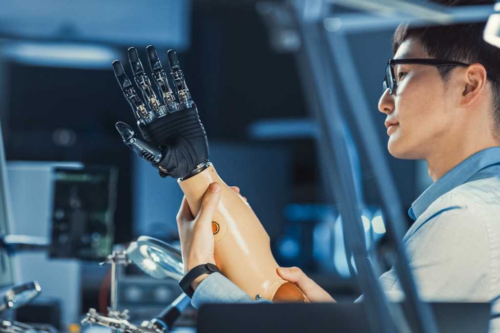 Japan Asia robotics engineer prosthetic hand medical research
