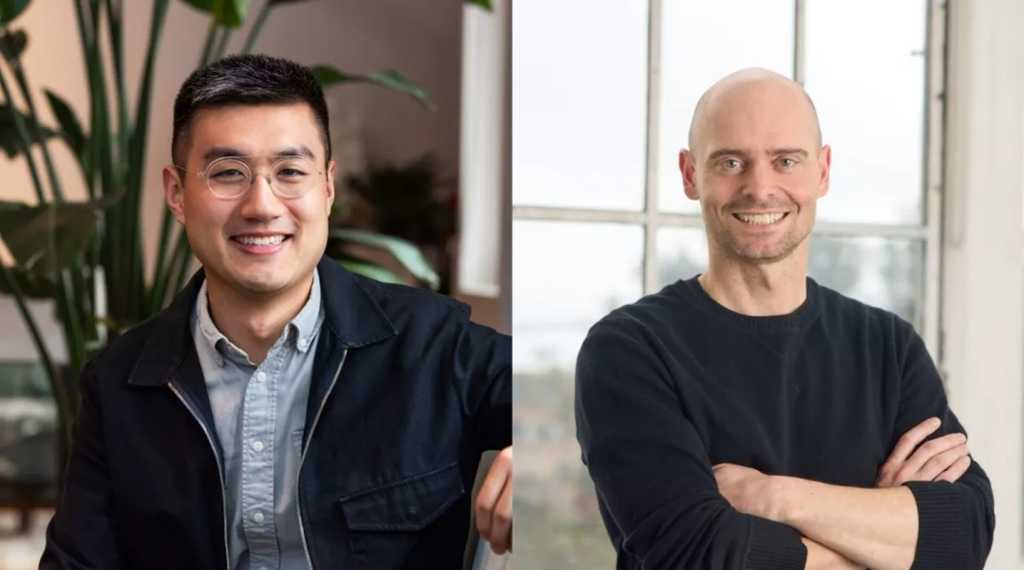 David Luan, VP of Autonomy and head of Amazon's AGI SF Lab, and Pieter Abbeel, Amazon Scholar, Robotics