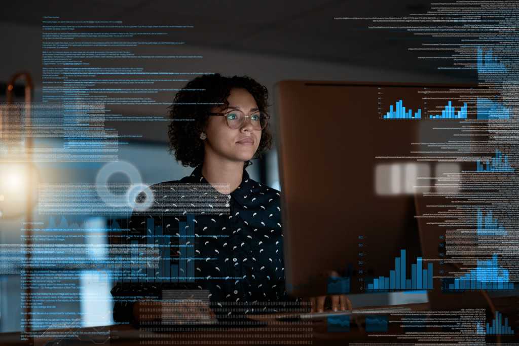 Constructing a new Software Design in front of Computer