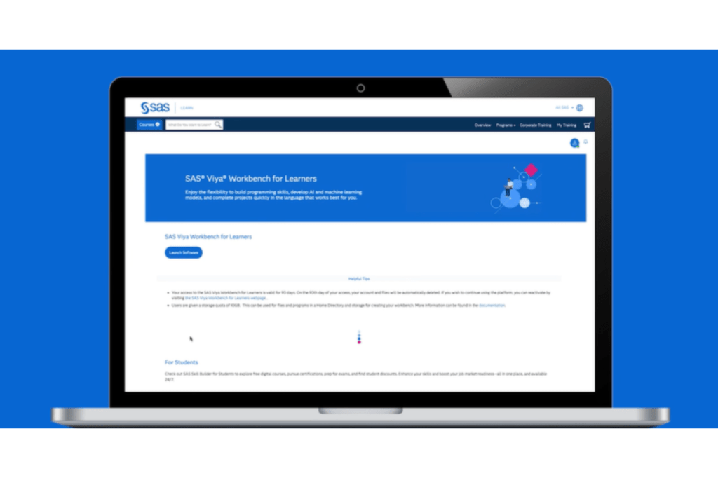 SAS Viya Workbench for Learners