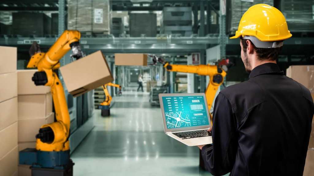 Lieferkette, Roboter, Supply Chain, 16:9