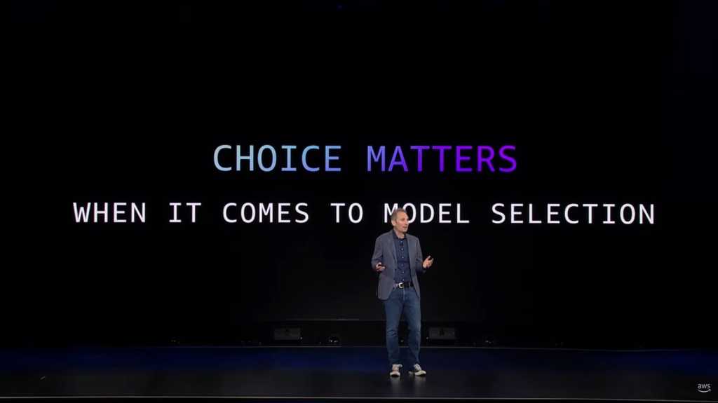 AWS Choice Matters andy jassy speech Reinvent 2024
