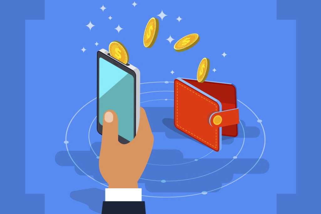 crypto currency hand holding phone iwth bitcoin digital wallet bitcoin blockchain